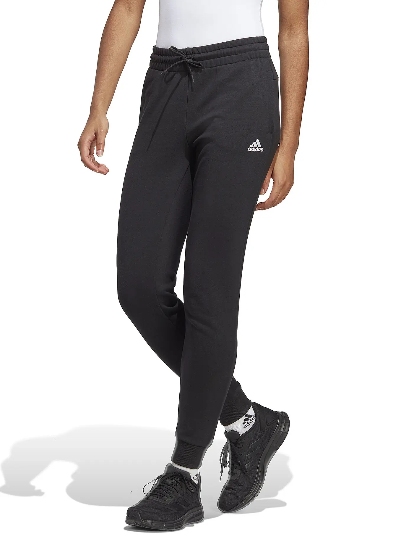 ADIDAS | Damen Jogginghose Essentials Linear French Terry Cuffed | 